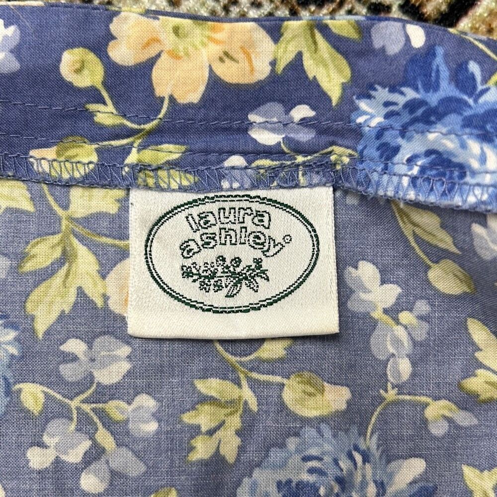 Laura Ashley Vintage 90s Cottagecore Floral Dress - Picture 2 of 8